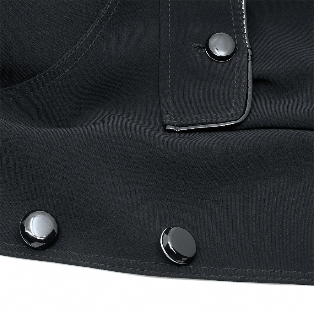 BASLER Black Jacket with Patent Leather Trim - Picture 8 of 13